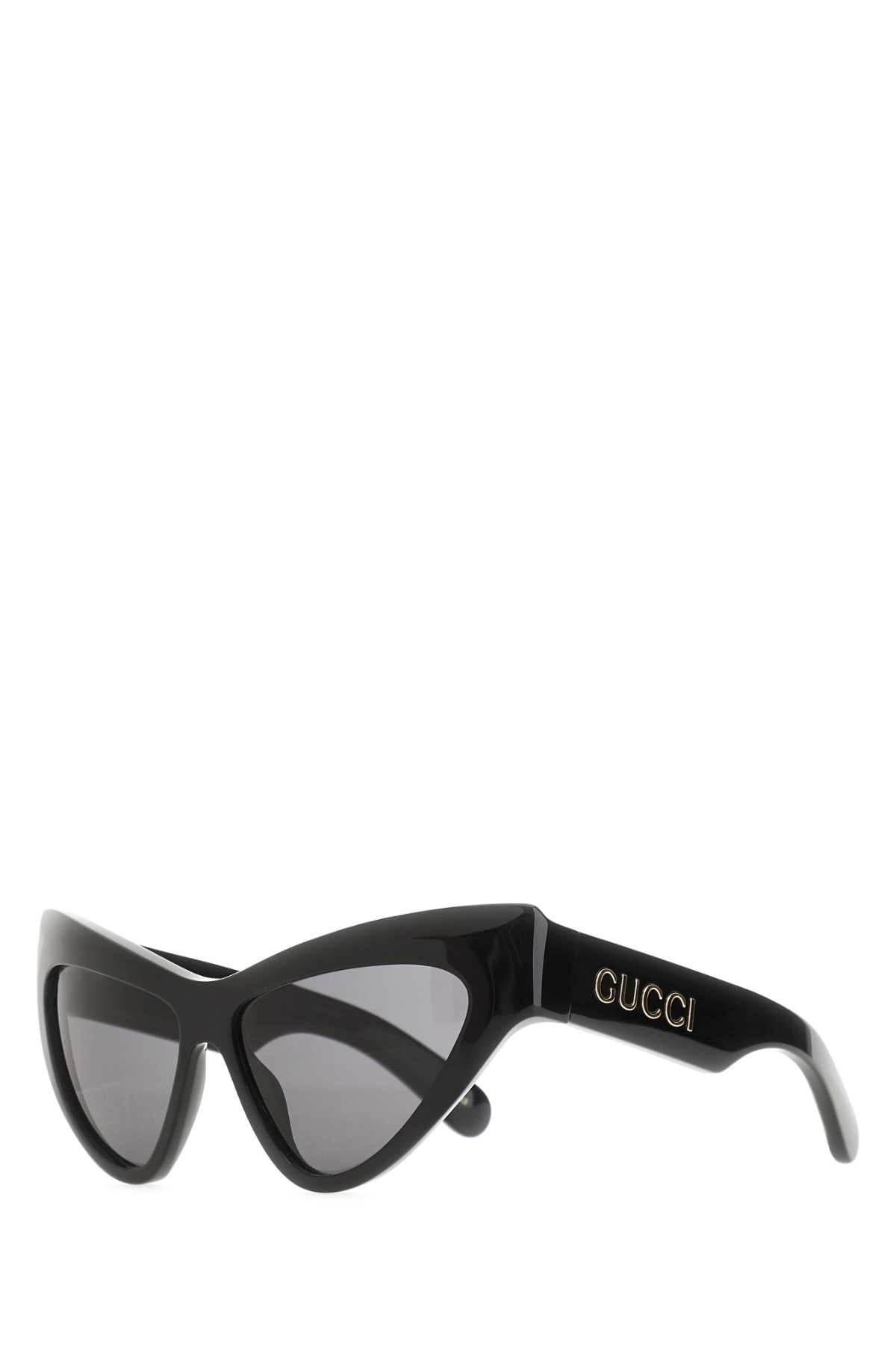Gucci Cat-Eye Acetate Sunglasses — Black Exterior