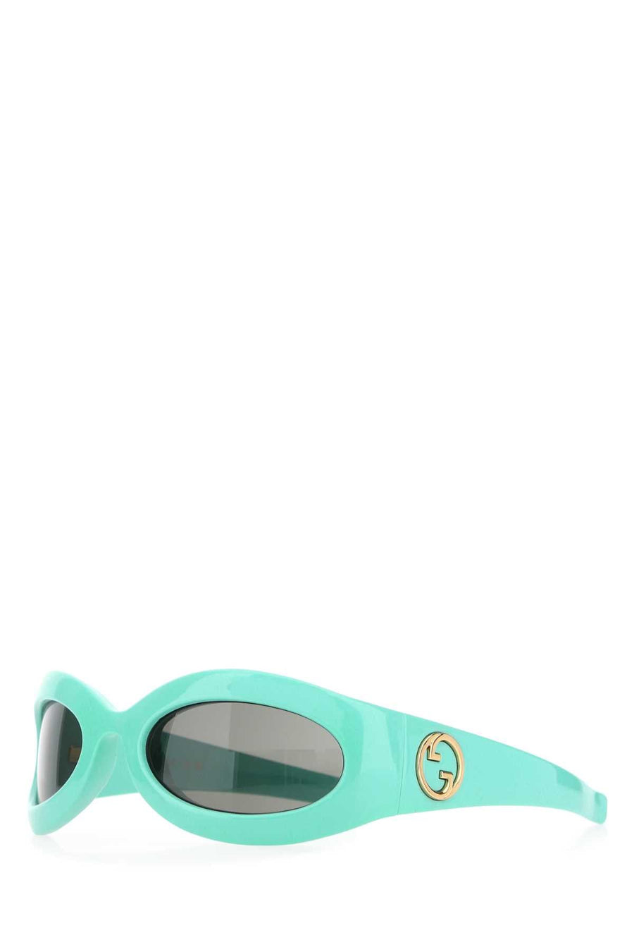 Gucci Acetate Sunglasses — Turquoise Exterior