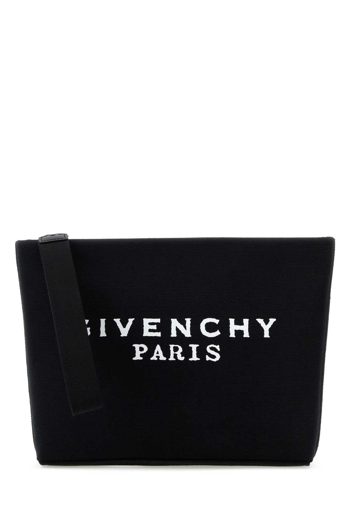 Givenchy Logo Clutch — Black