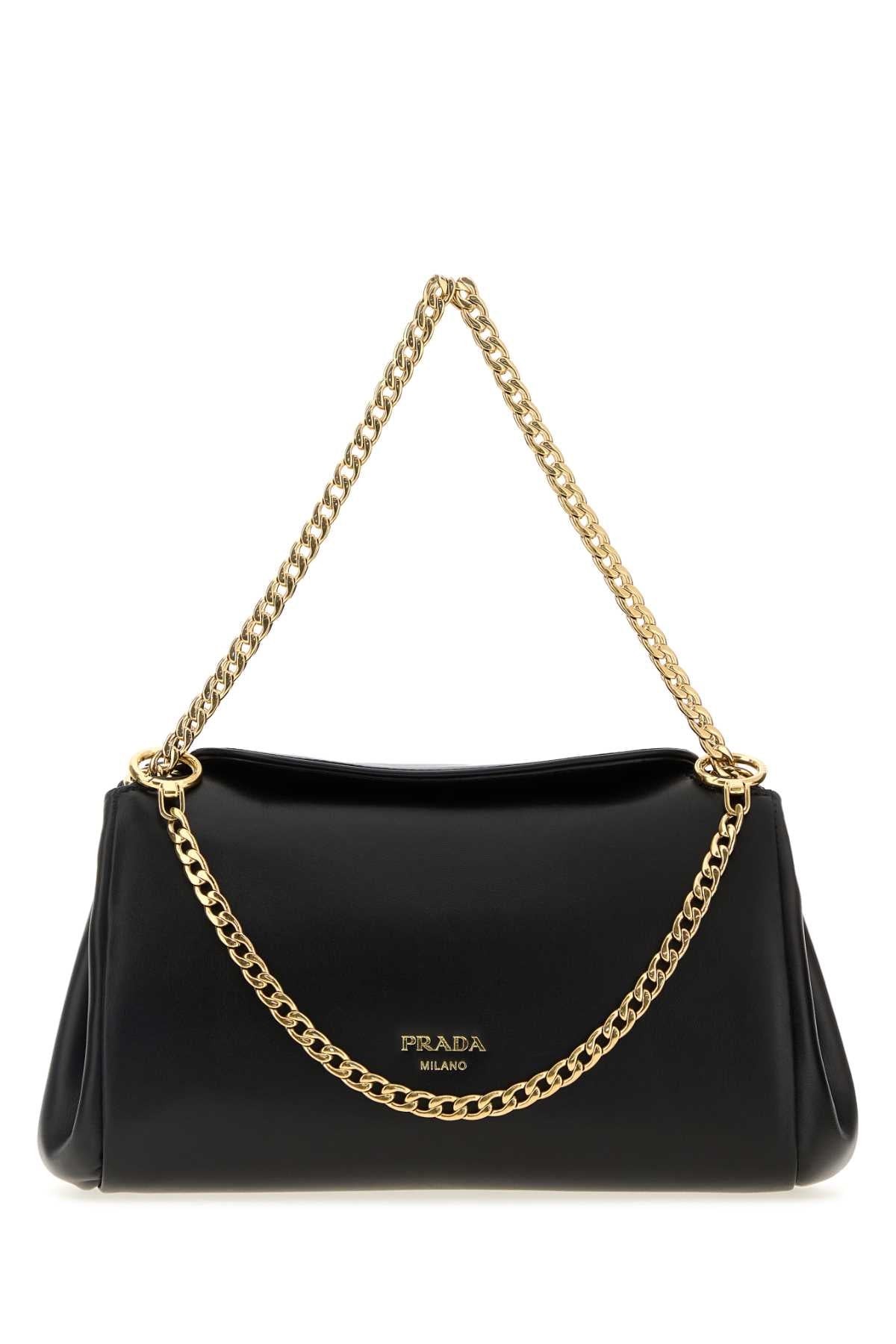 Prada Shoulder Bag — Black Agnello