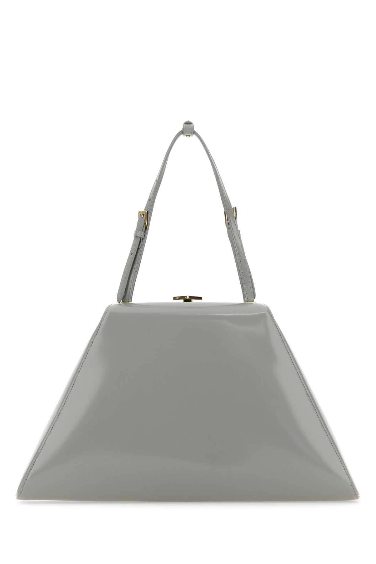 Prada Nube Shoulder Bag — Gray Vitello