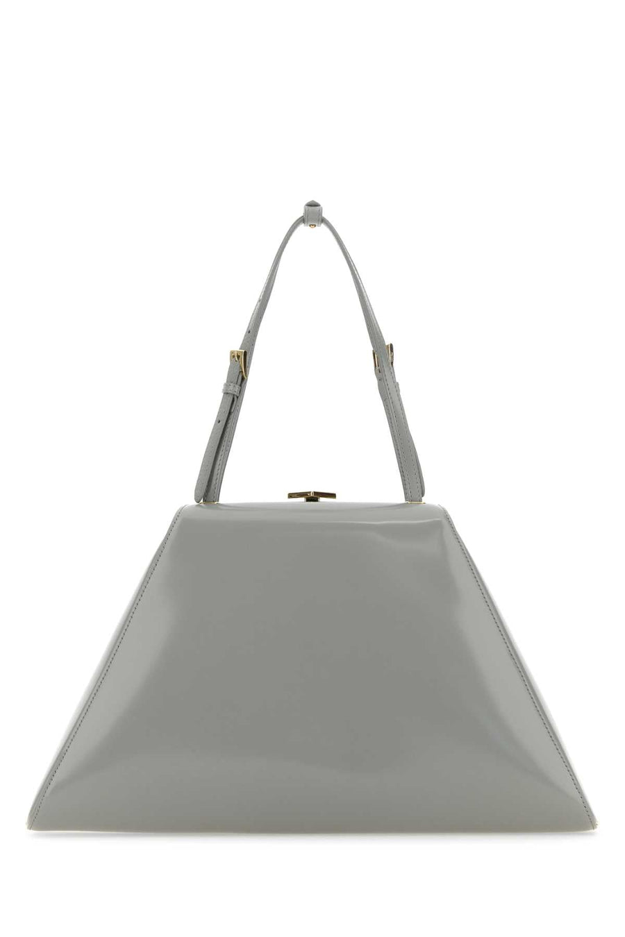 Prada Nube Shoulder Bag — Gray Vitello