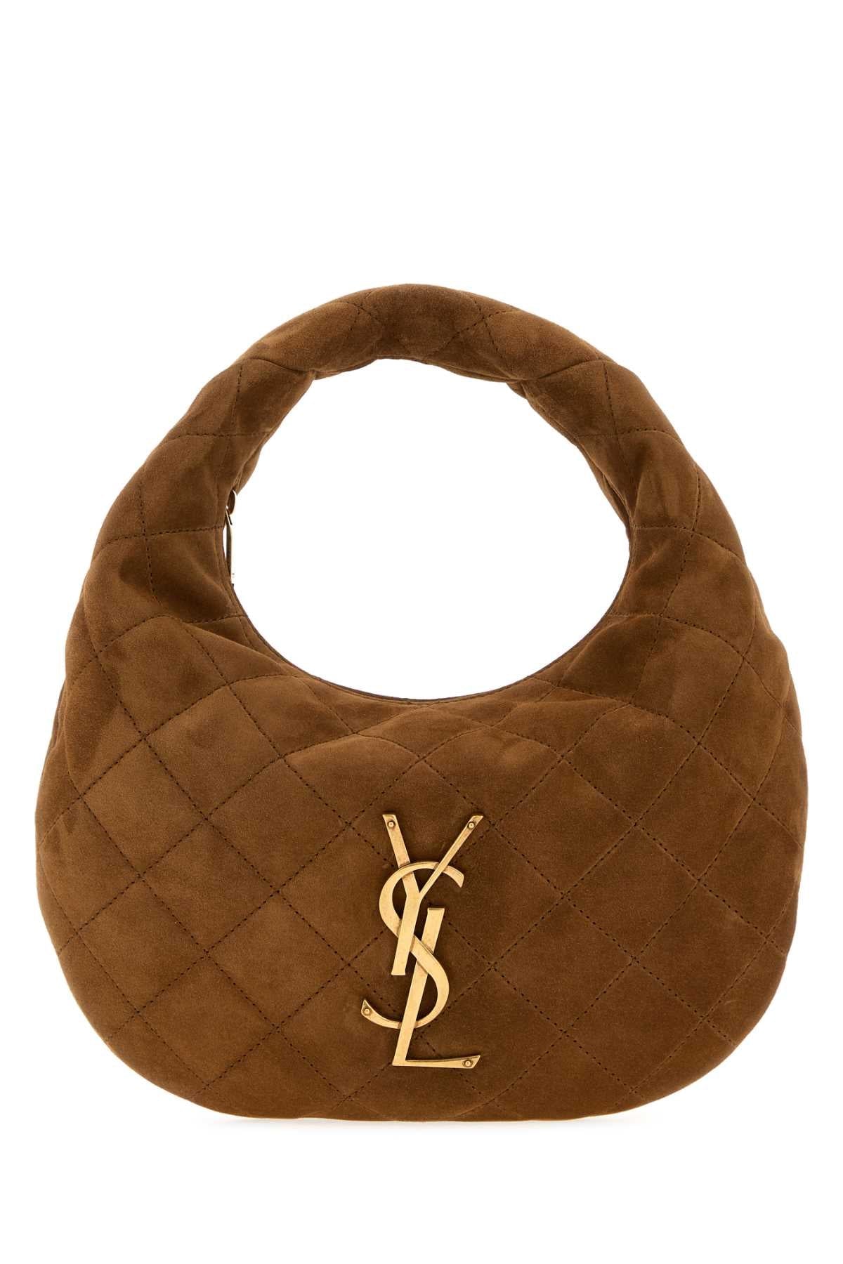 Saint Laurent Icare Shoulder Bag — Brown