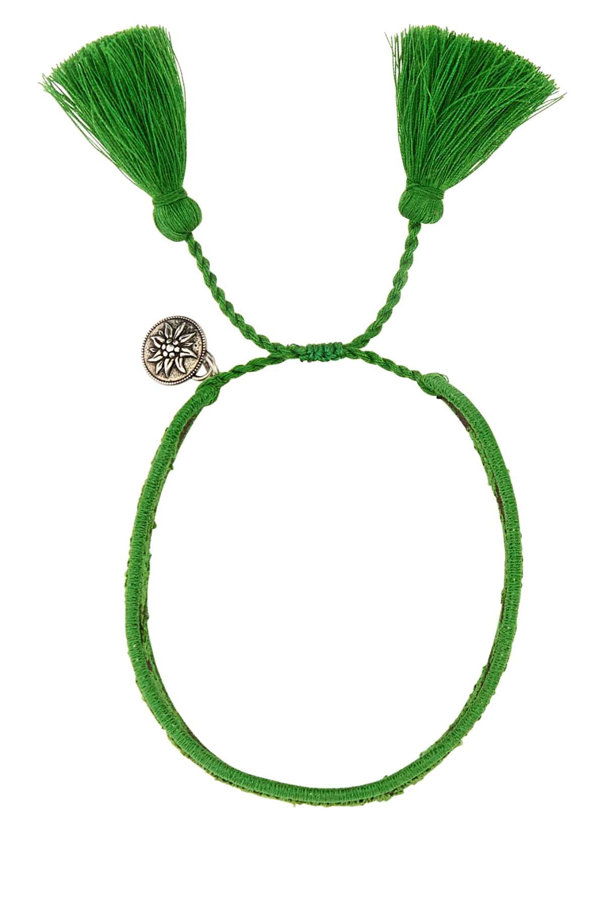 Prada Jewelry Bracelet — Green Vitello Bracelets