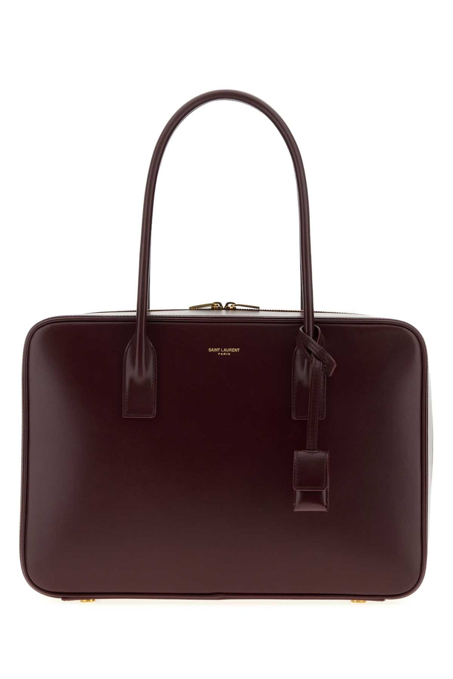 Saint Laurent Bauletto Shoulder Bag — Brown