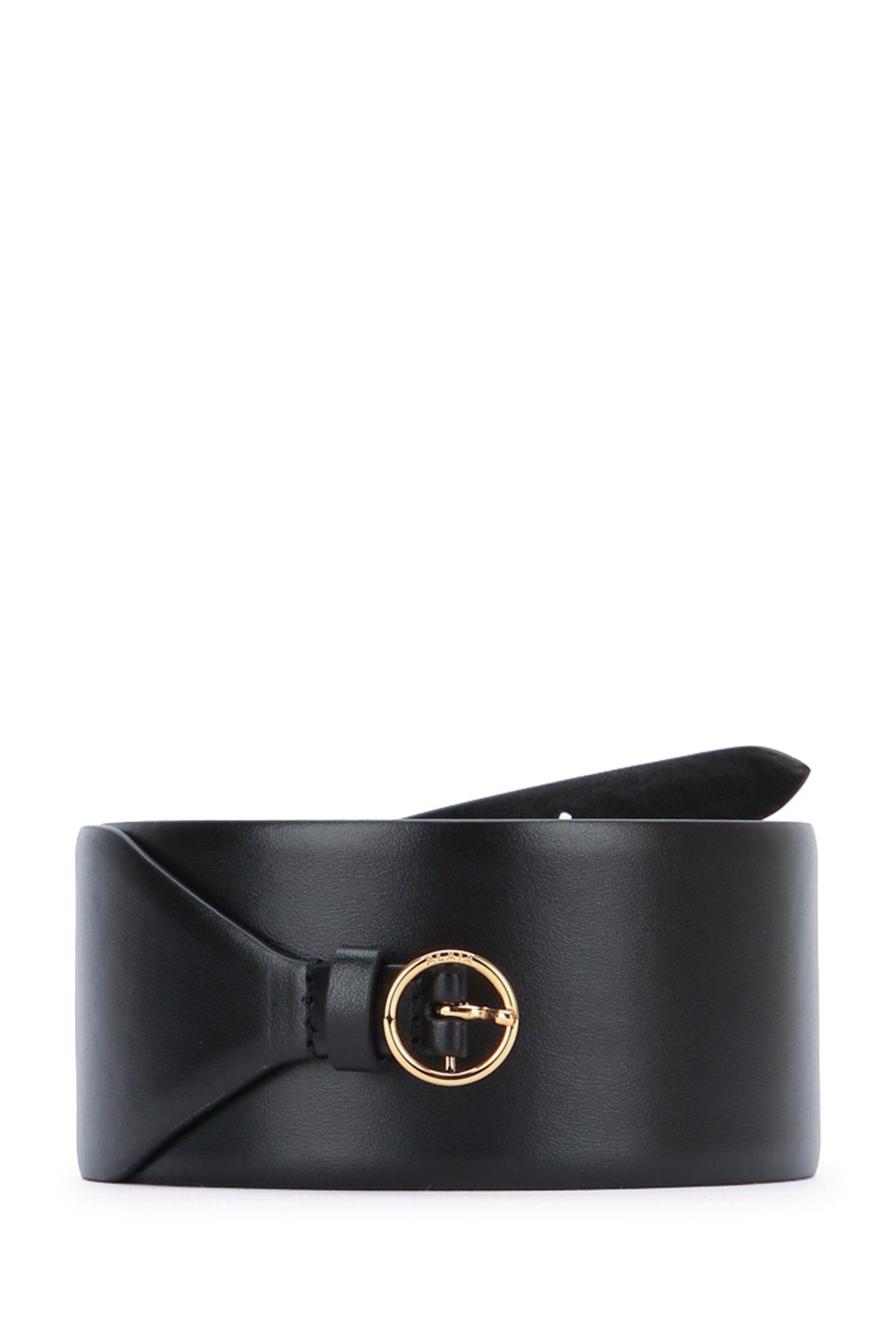 Alaia Belt — Black Leather