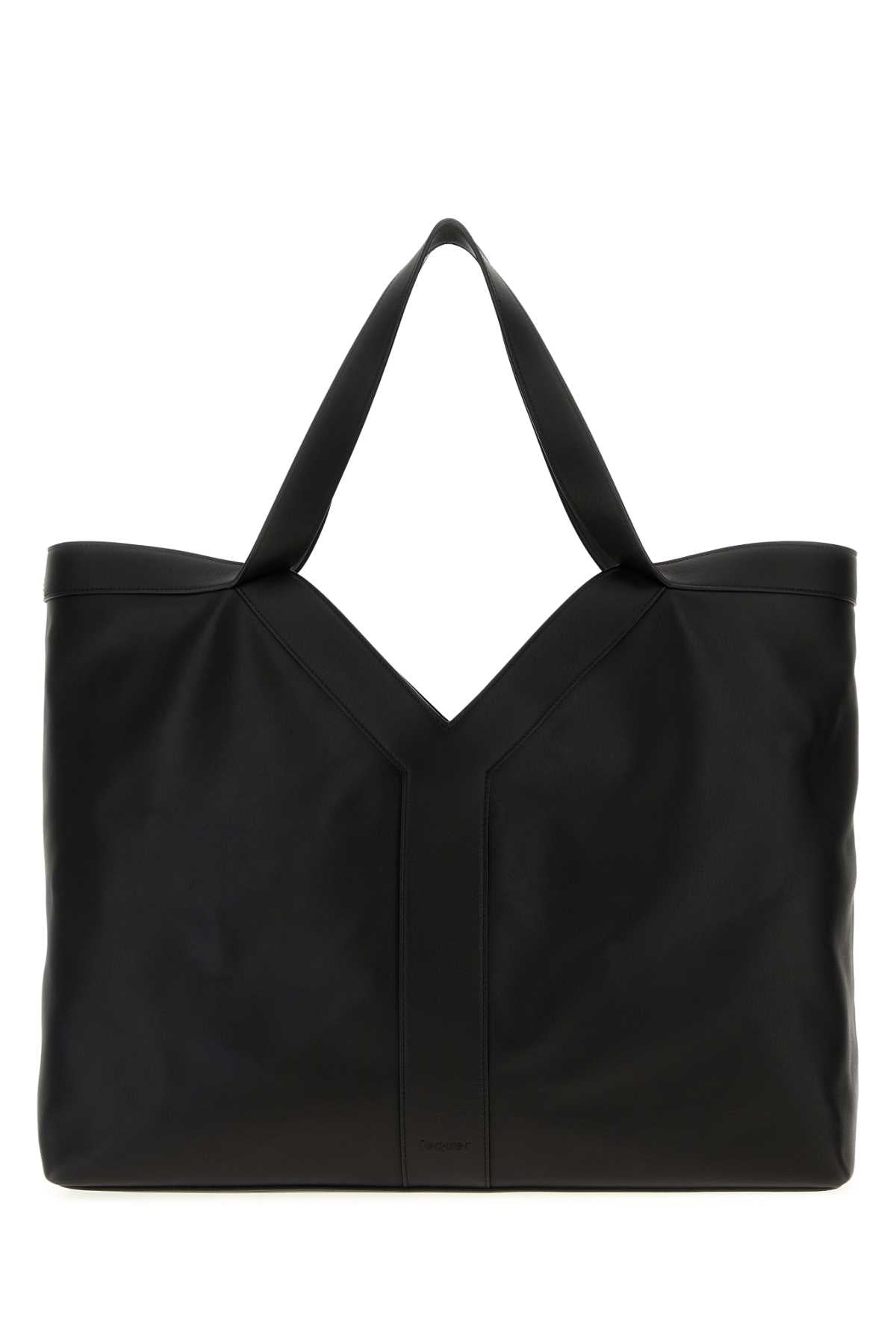 Saint Laurent Calf Leather Shoulder Bag — Black Exterior: Lining: Suede