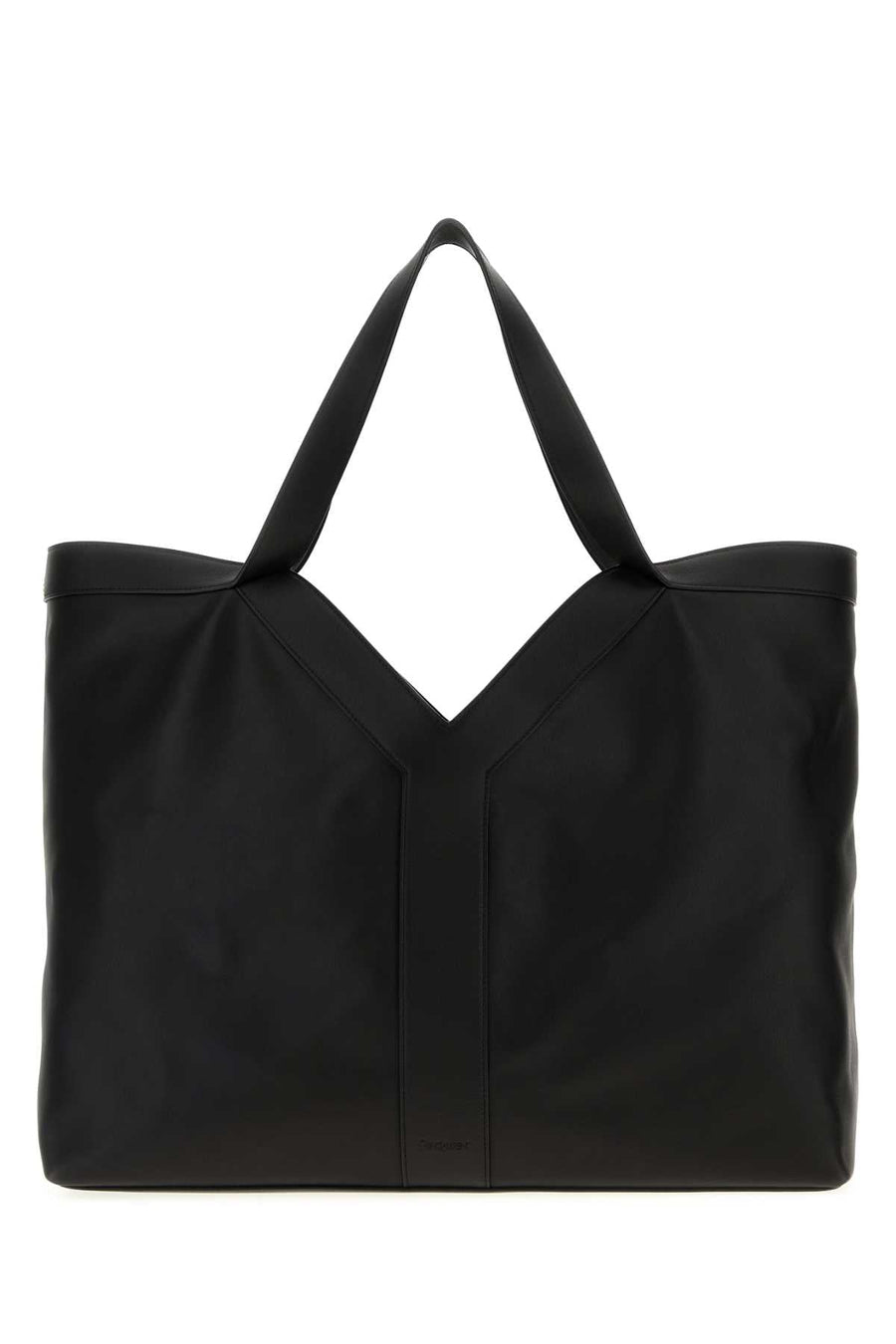 Saint Laurent Calf Leather Shoulder Bag — Black Exterior: Lining: Suede