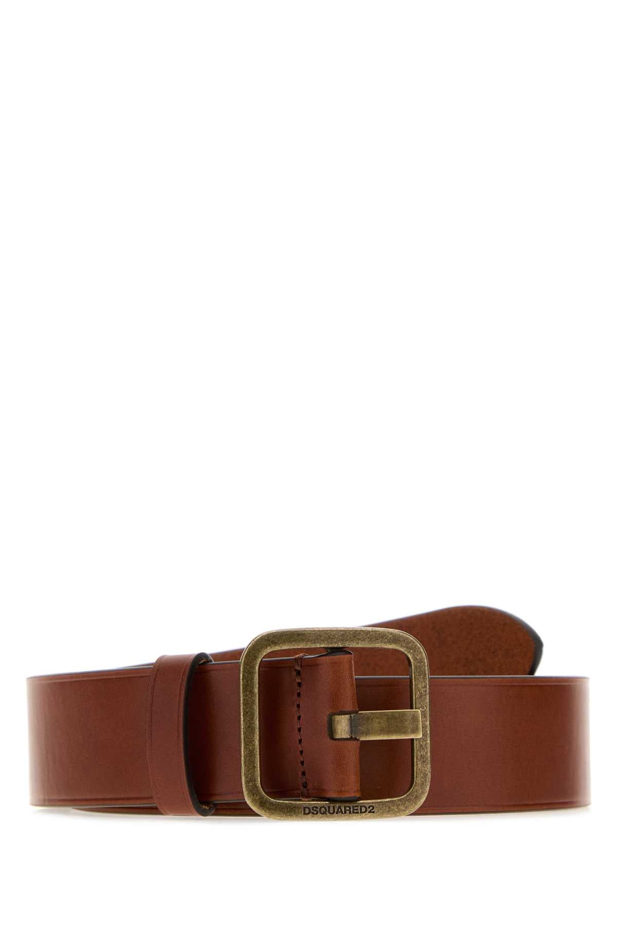 Dsquared2 Vacchetta Belt — Brown