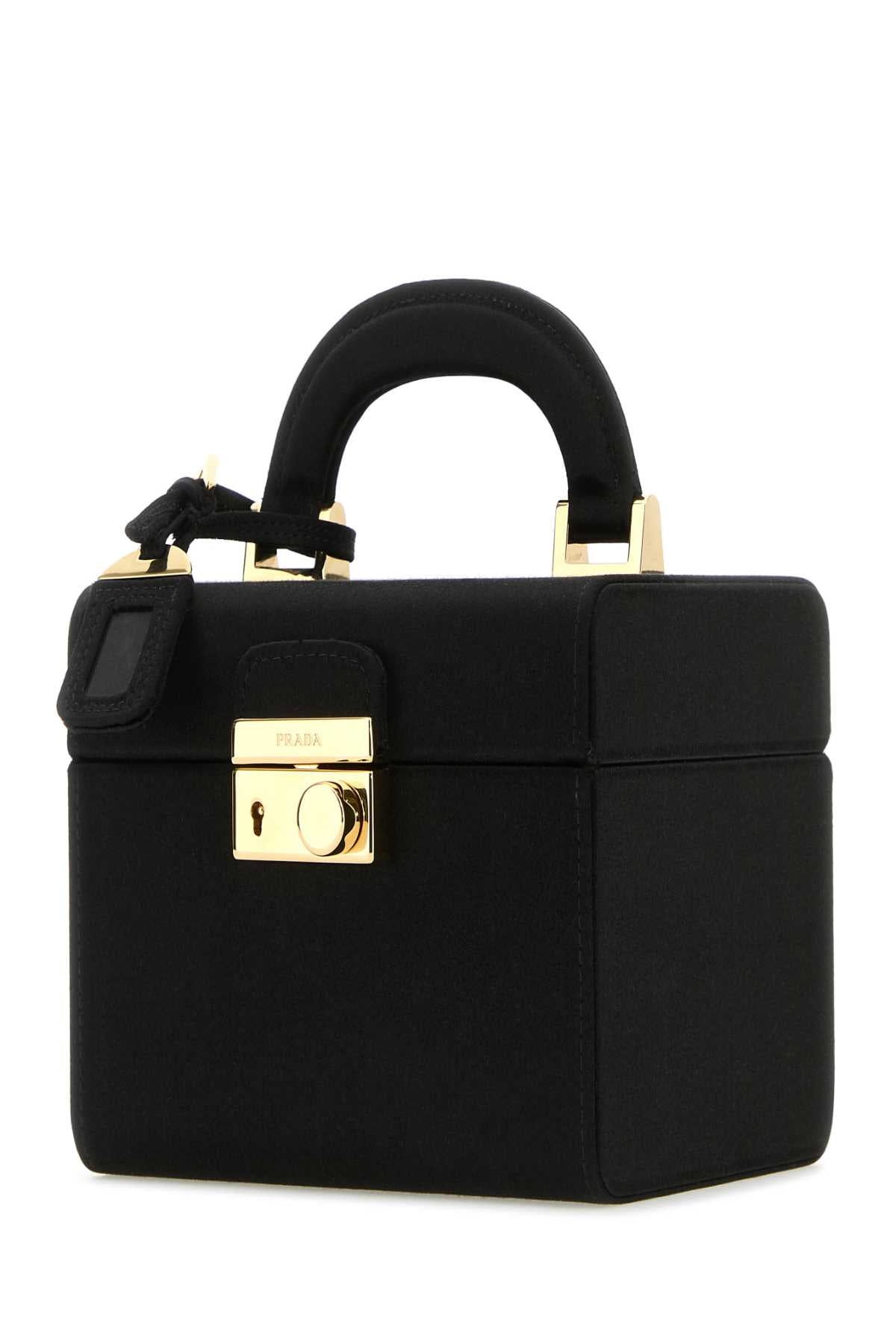 Prada Regalo Top Handle Bag — Black Se Vi