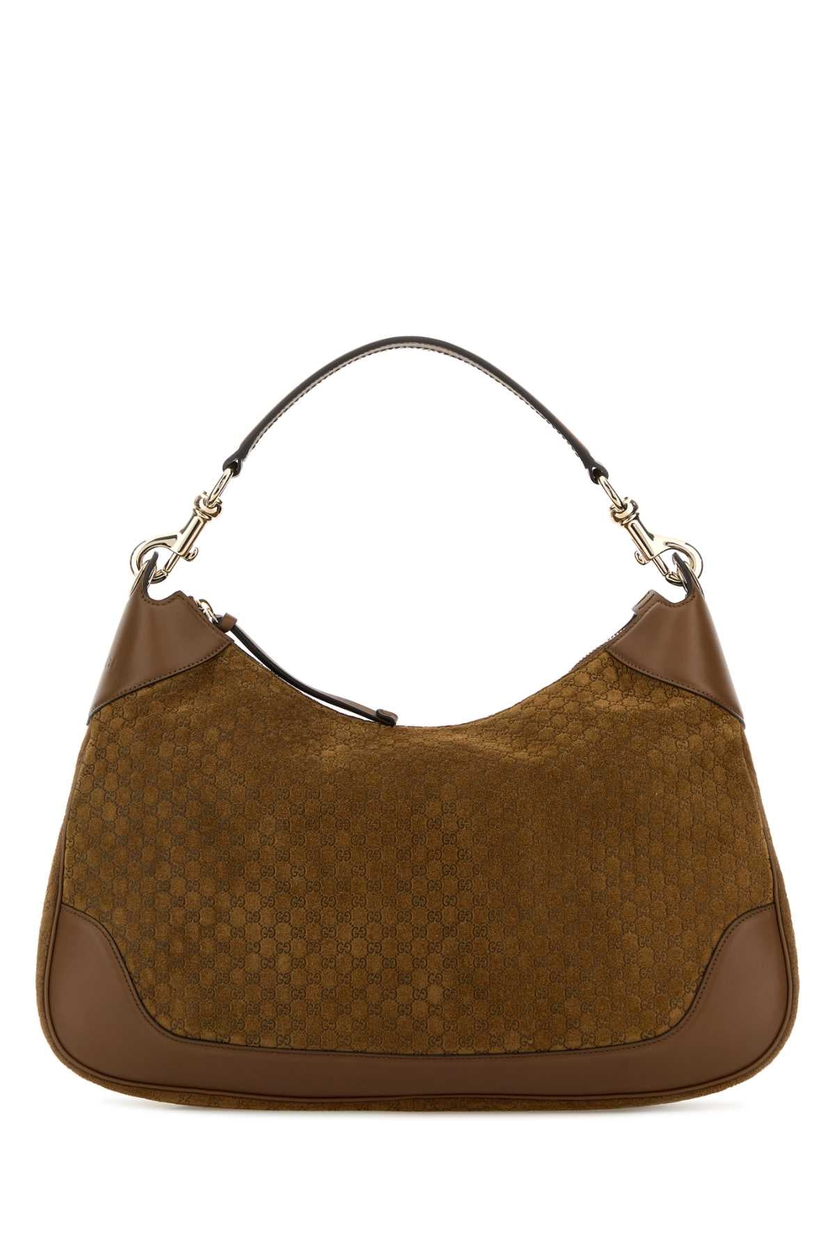 Gucci With Shoulder Bag — Brown Calf Skin