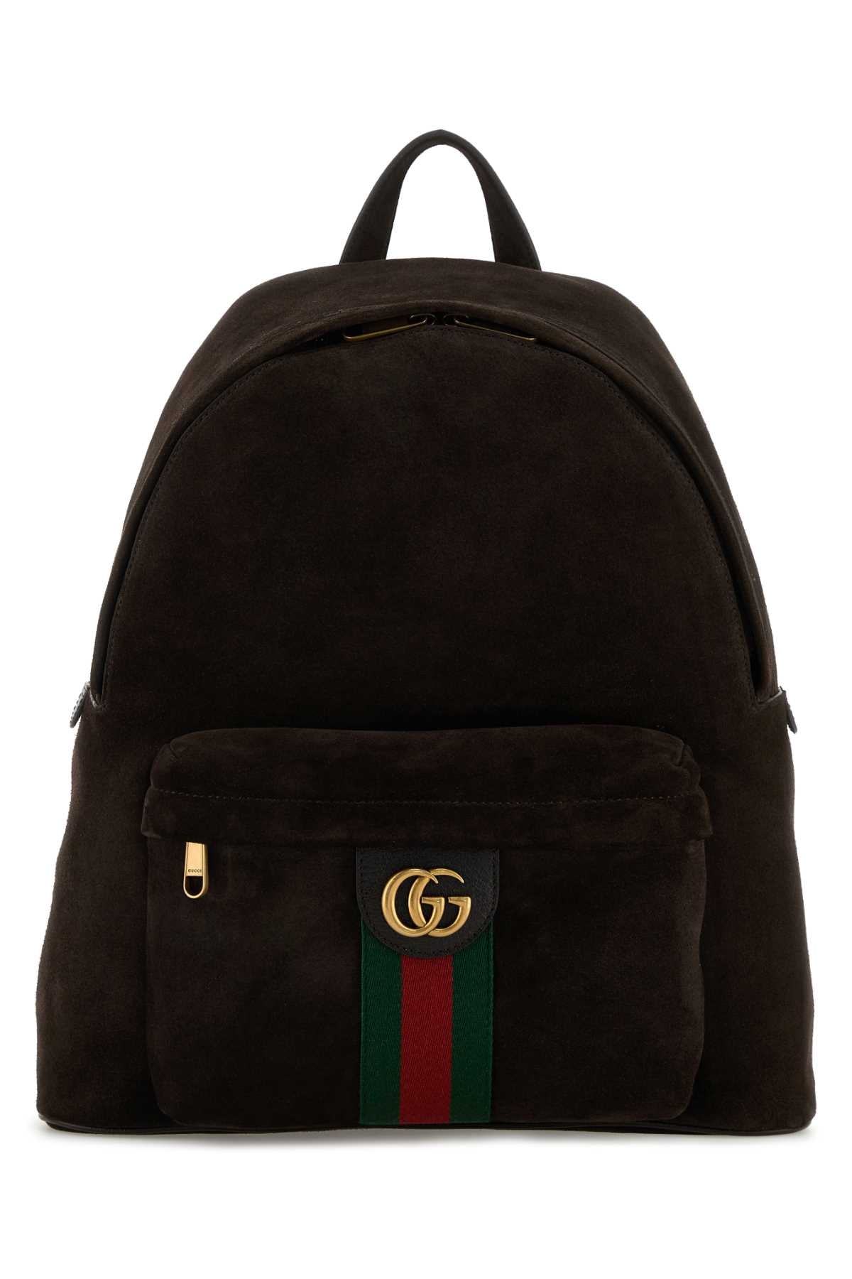 Gucci Ophidia Backpack — Brown
