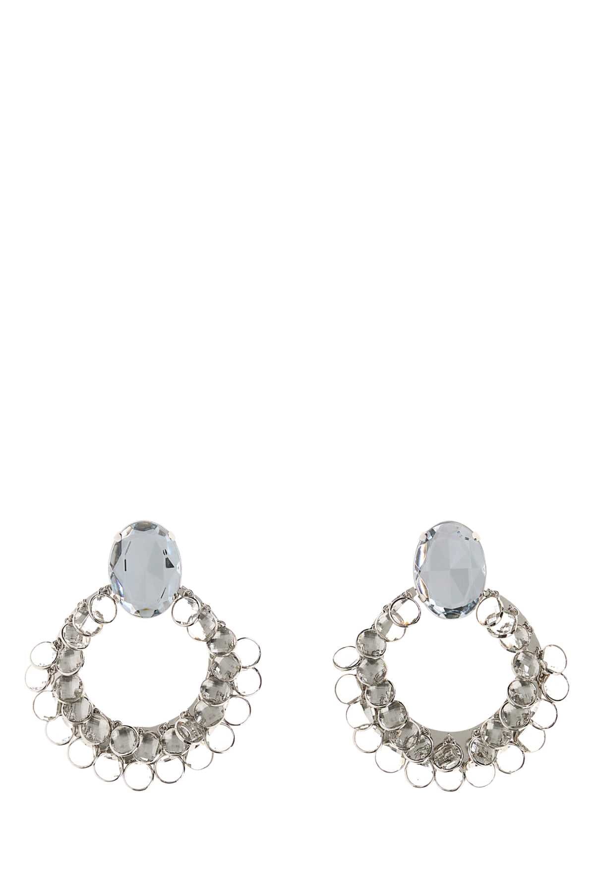 Givenchy Broken Chandelier Earrings — Silver