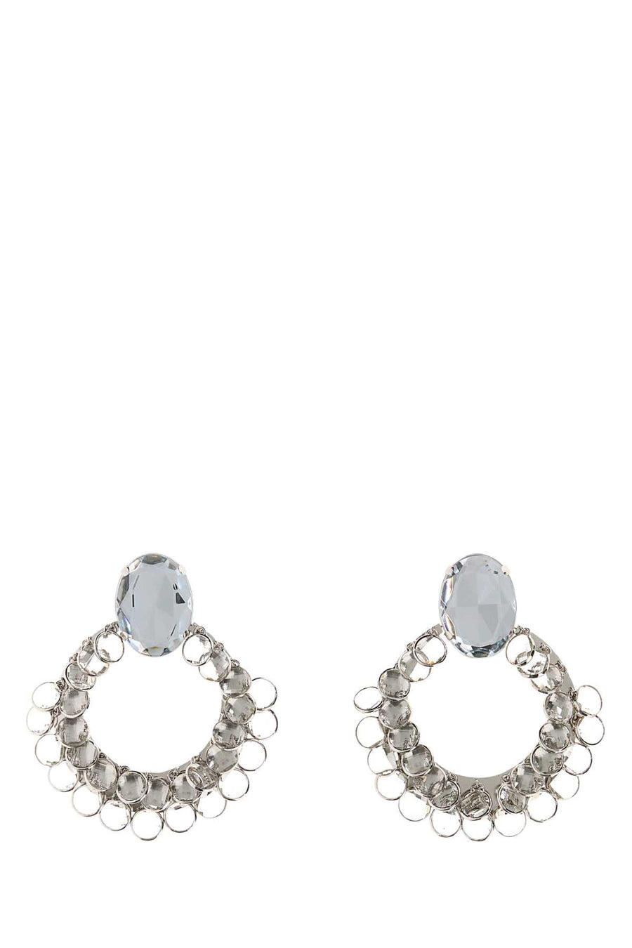Givenchy Broken Chandelier Earrings — Silver
