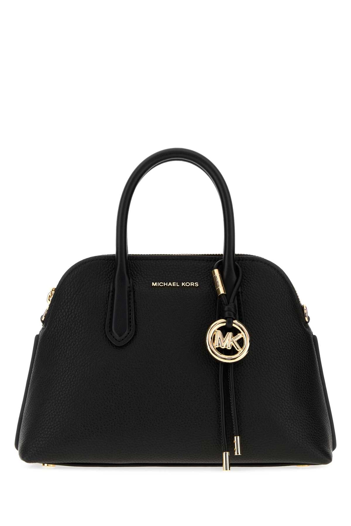 Michael By Kors Dome Shoulder Bag — Black