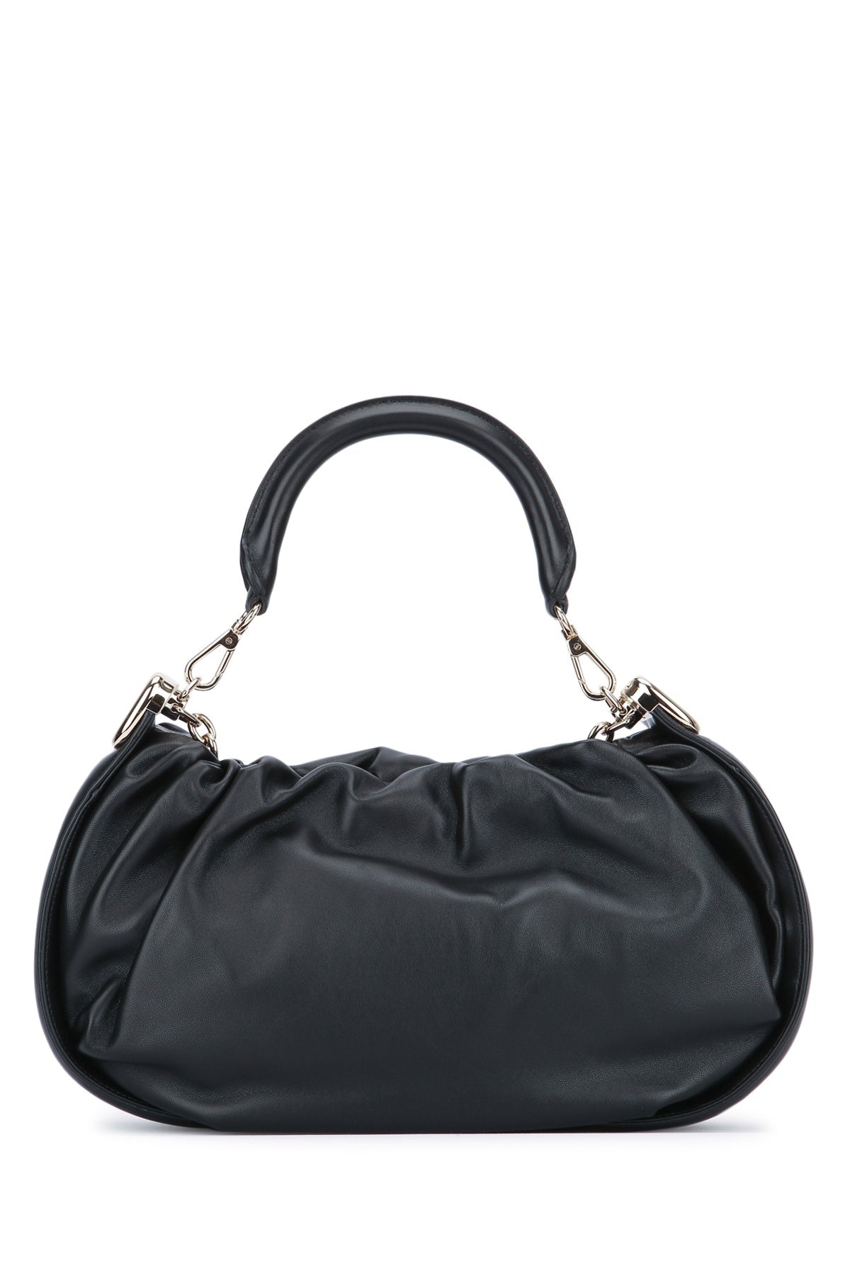 Roger Vivier Choc Hobo Bag — Black Leather