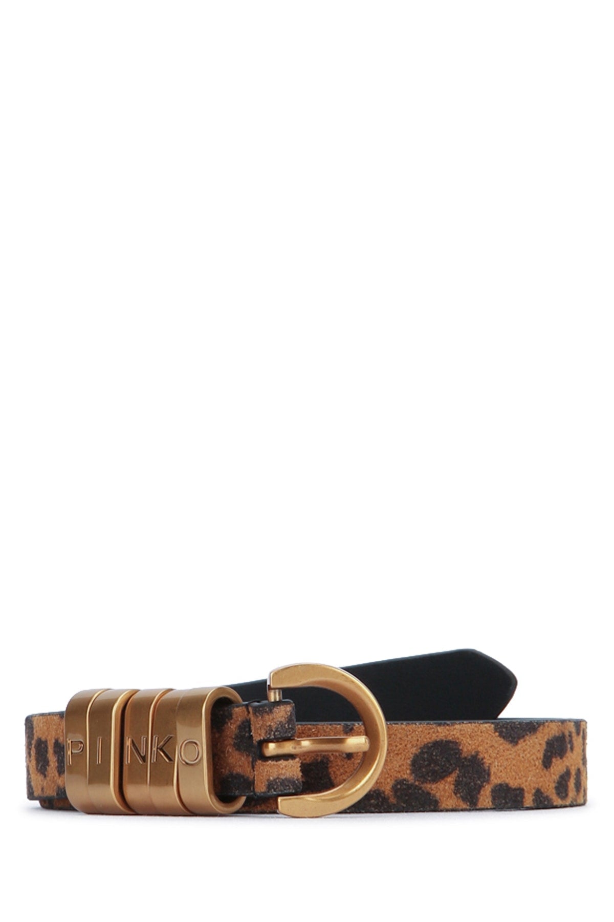 Pinko Saddle Belt — Brown