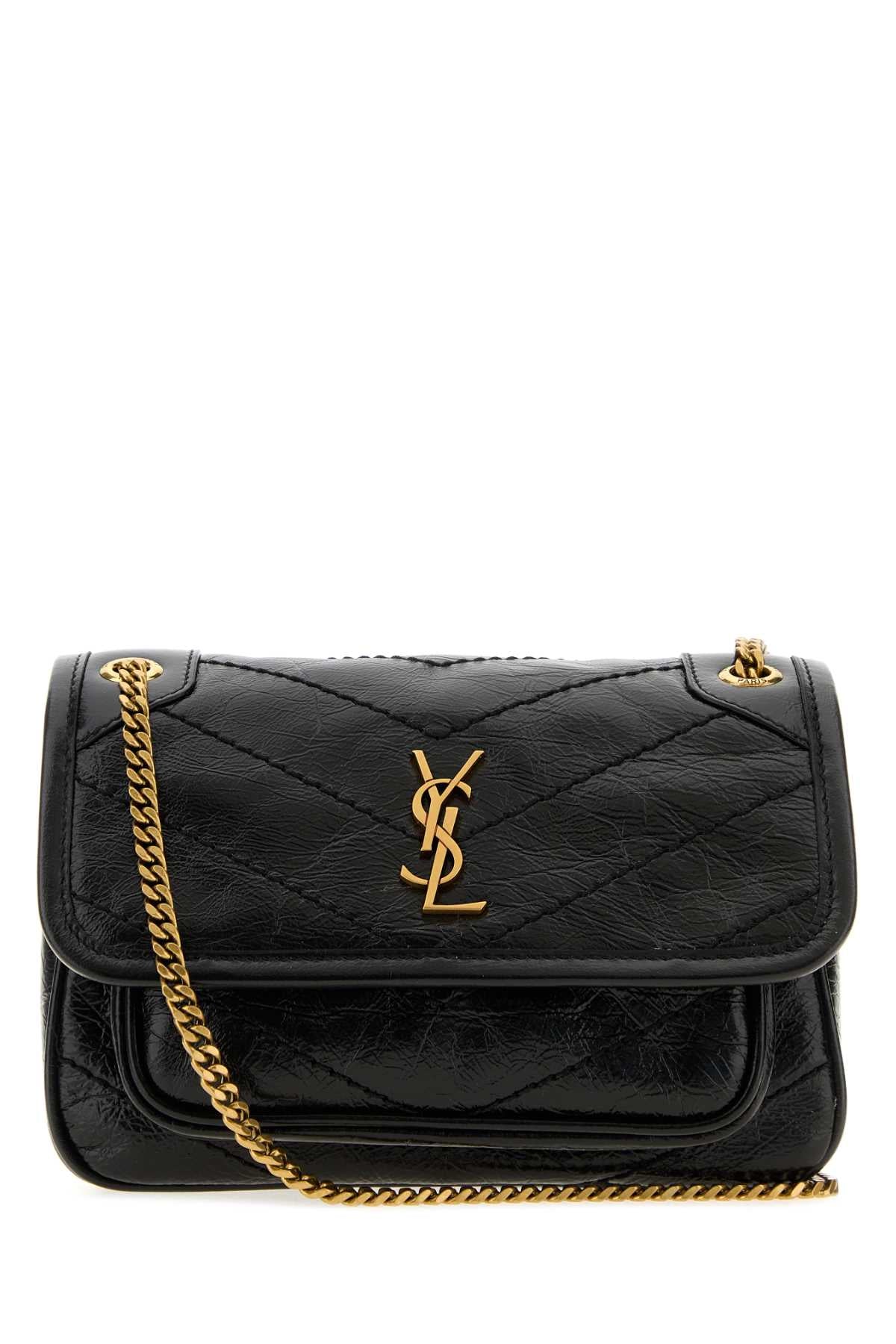 Saint Laurent Niki Mini Shoulder Bag — Black