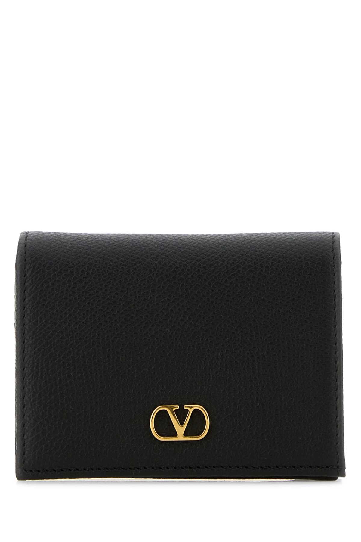 Valentino Garavani French Wallet — Black
