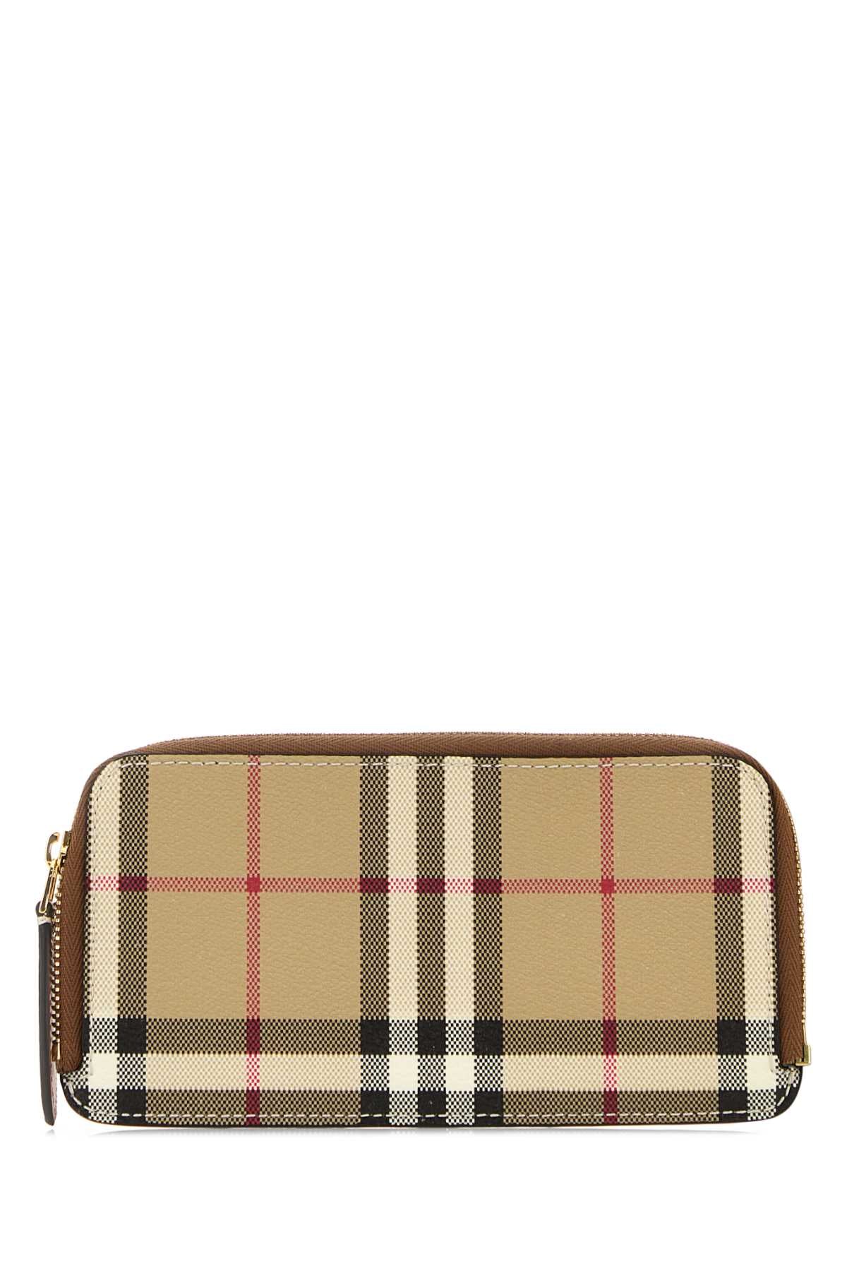 Burberry Long Card Holder — Brown Wallet