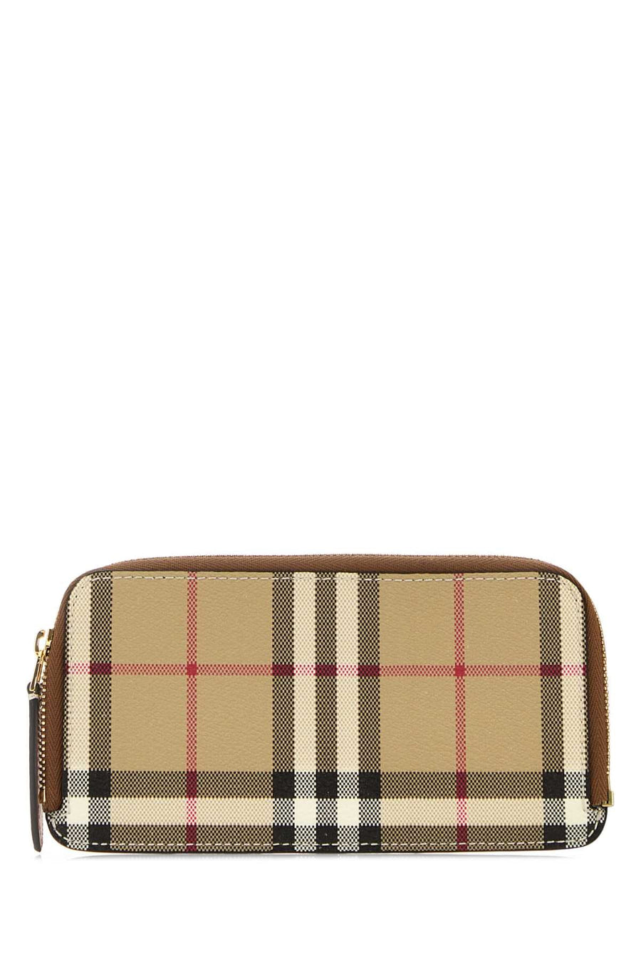 Burberry Long Card Holder — Brown Wallet