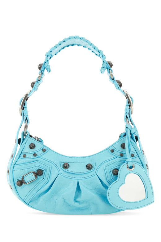 Balenciaga Le Cagole Xs Shoulder Bag — Blue T Domesticated Calf