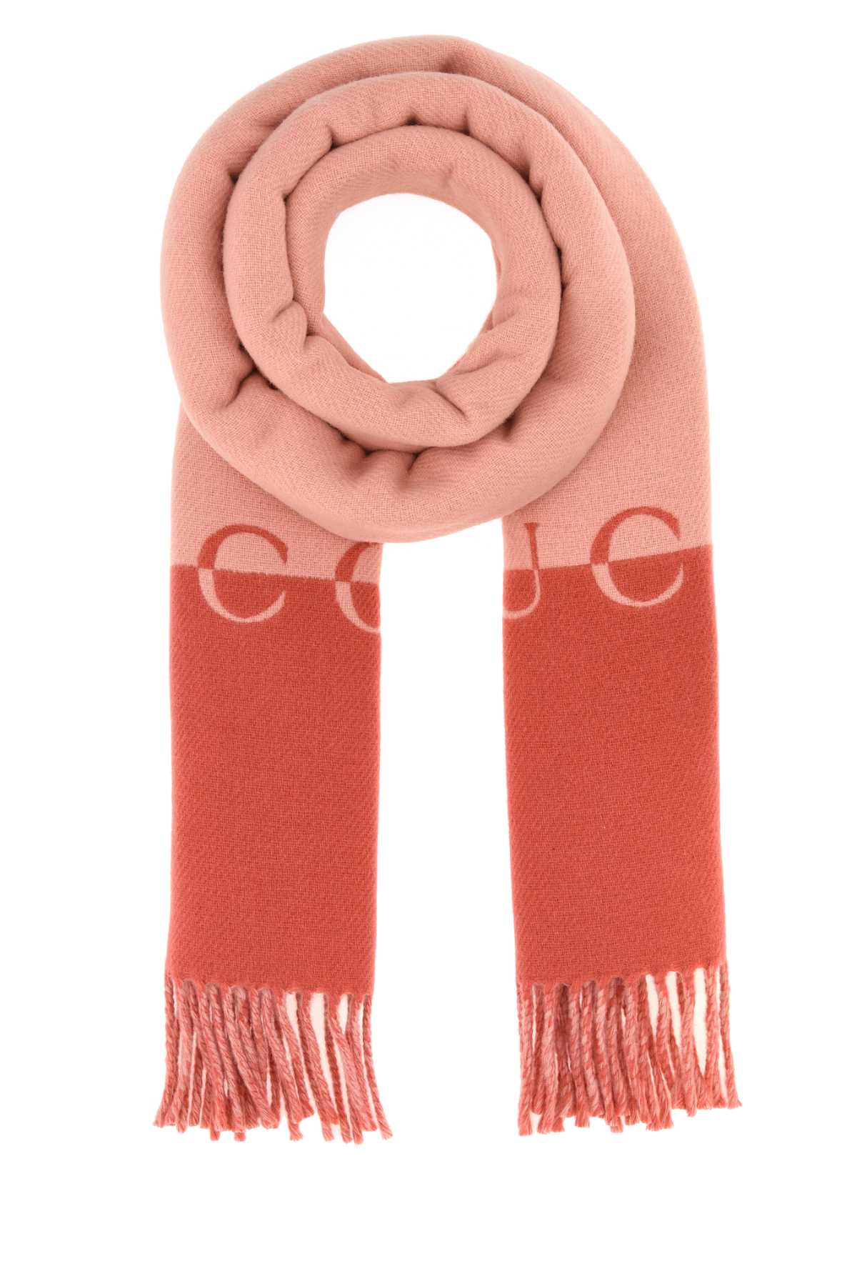 Gucci Gucciparf Scarf — Pink Exterior: Wool Cashmere Scarfs