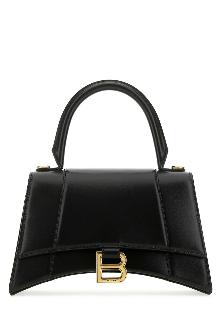 Balenciaga Hourglass Top Handle Bag — Black T Domesticated Calf Le