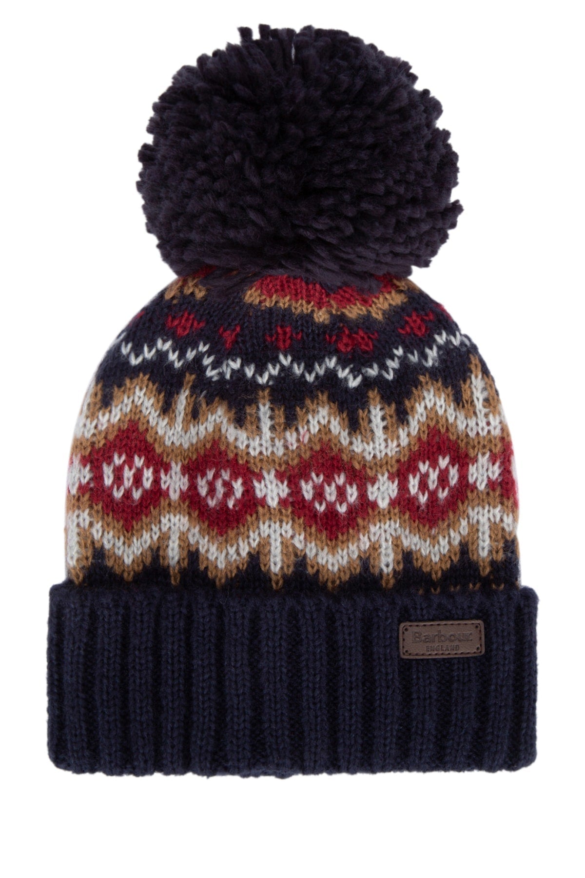 Barbour Kids Boys Beanie — Navy Wool Knit Beanies