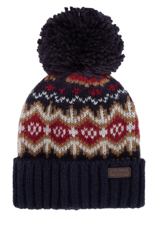 Barbour Kids Boys Beanie — Navy Wool Knit Beanies