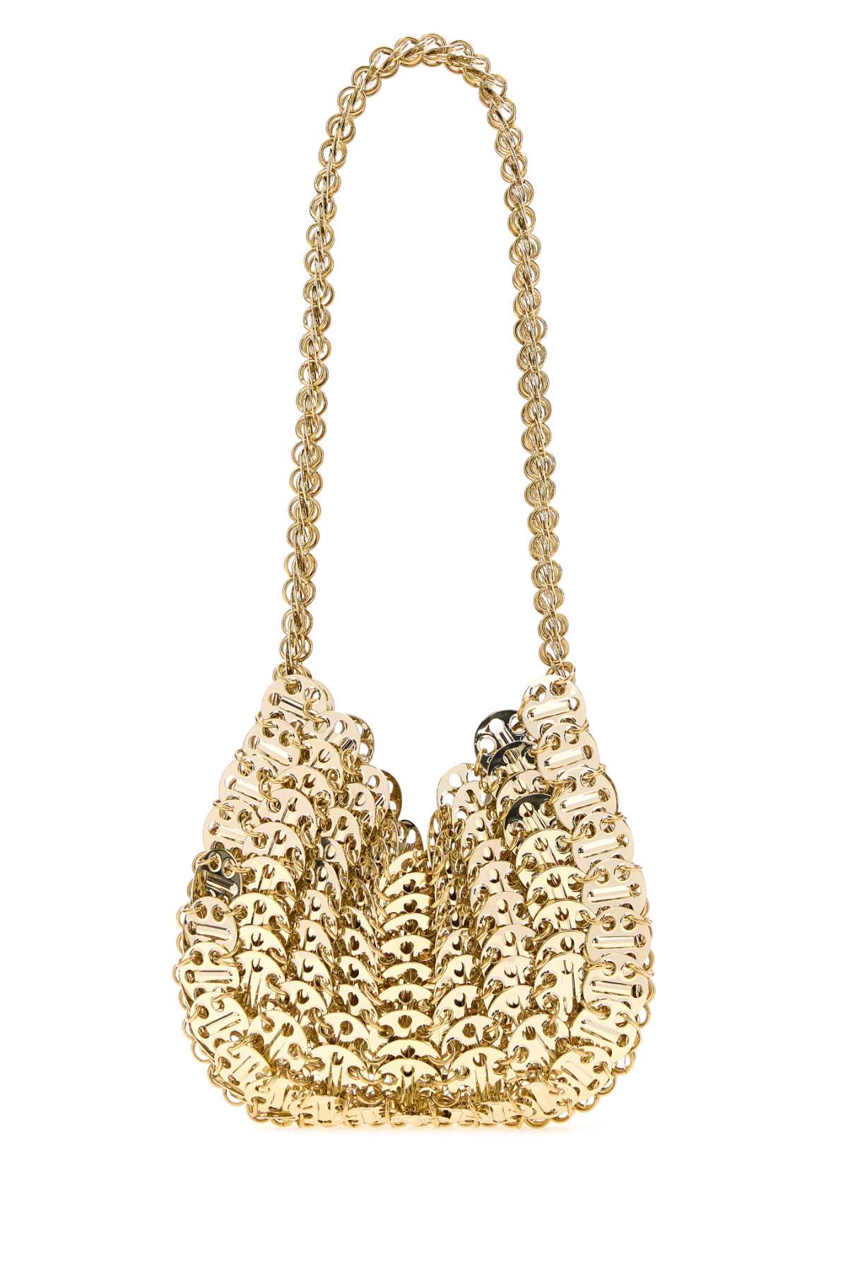 Rabanne Moon Shoulder Bag — Gold