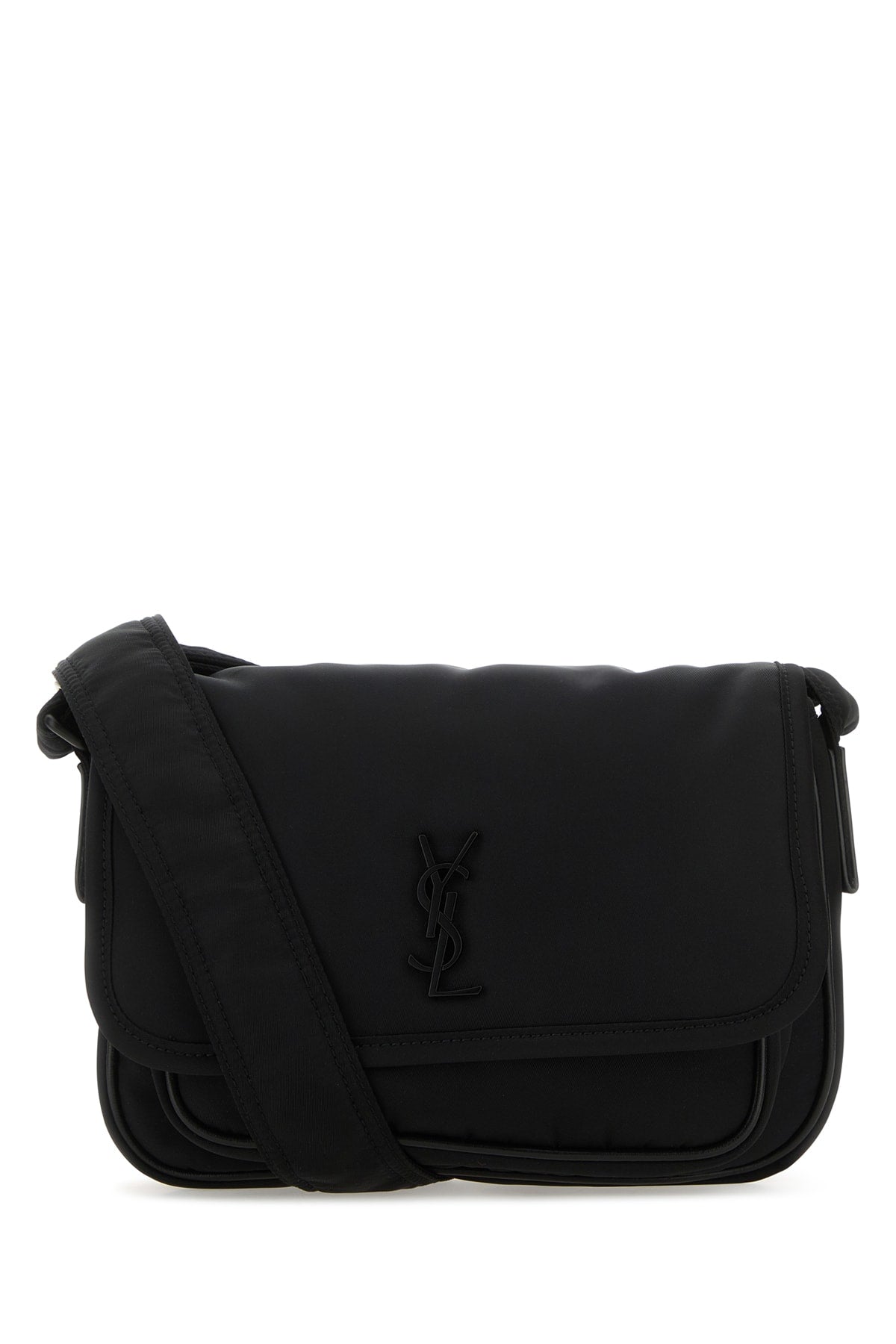 Saint Laurent Niki S Shoulder Bag — Black Leather