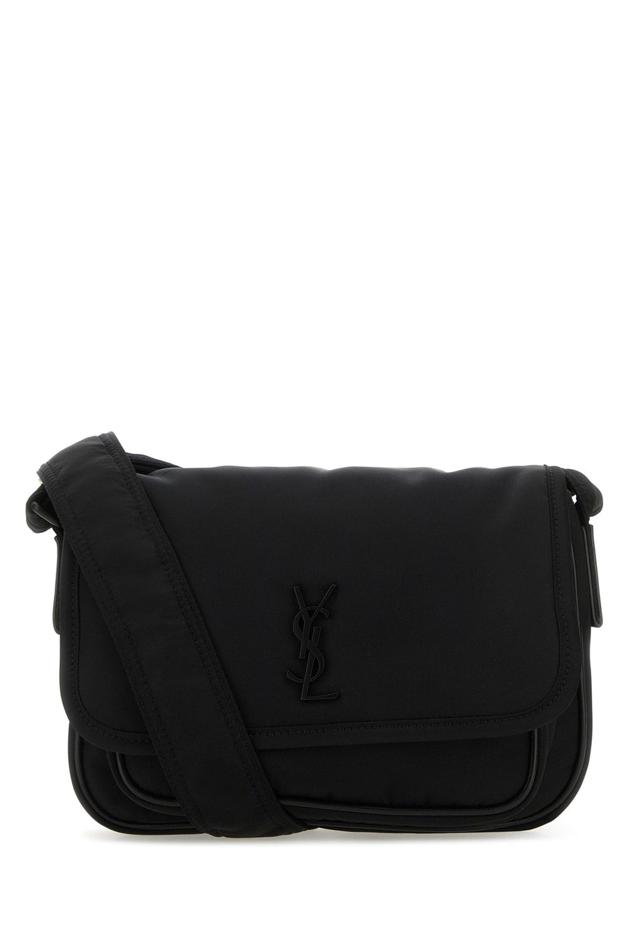 Saint Laurent Niki S Shoulder Bag — Black Leather