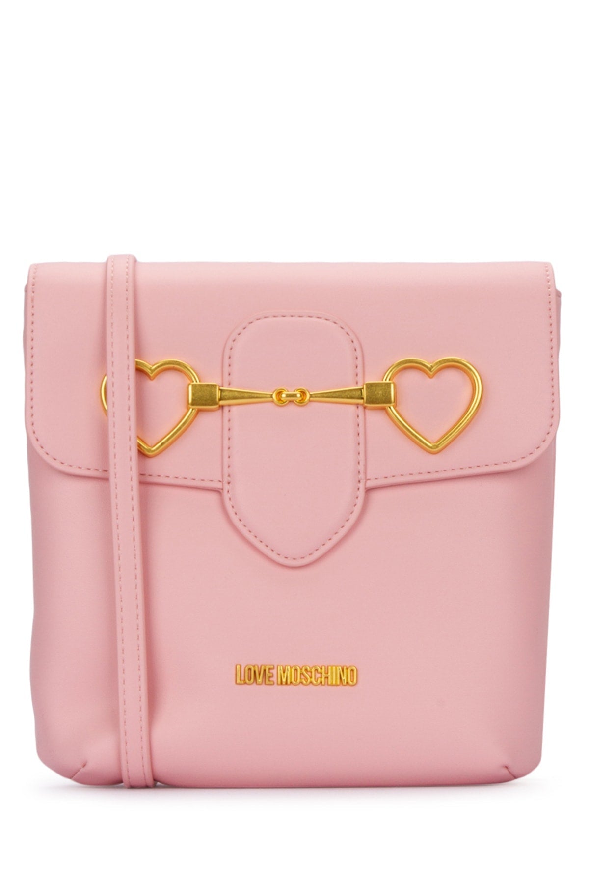 Love Moschino Shoulder Bag — Pink Leather