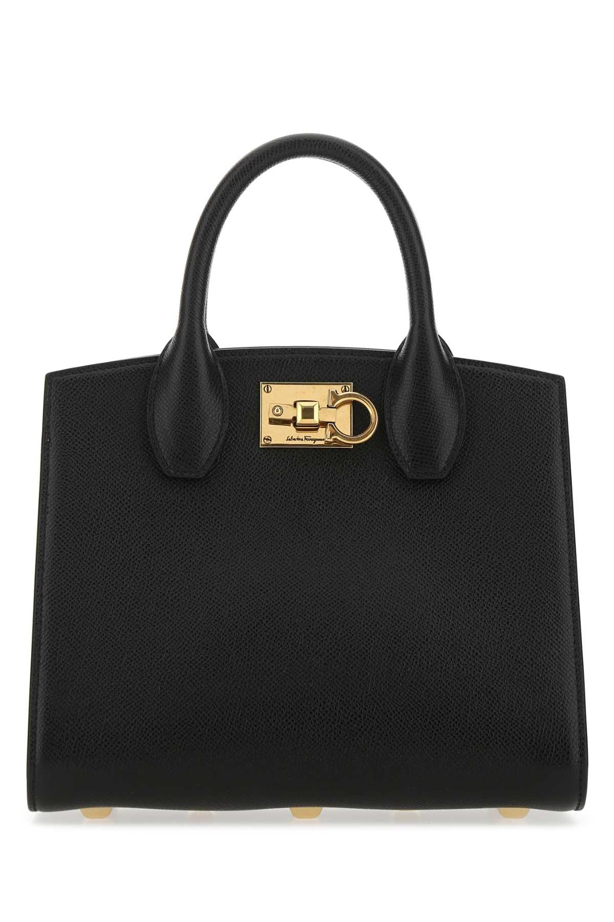 Ferragamo Top Handle Bag — Black