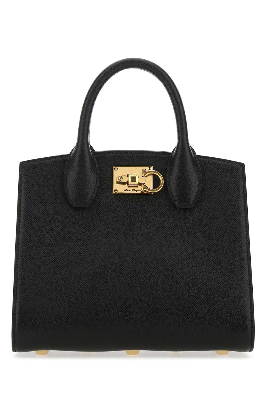 Ferragamo Top Handle Bag — Black