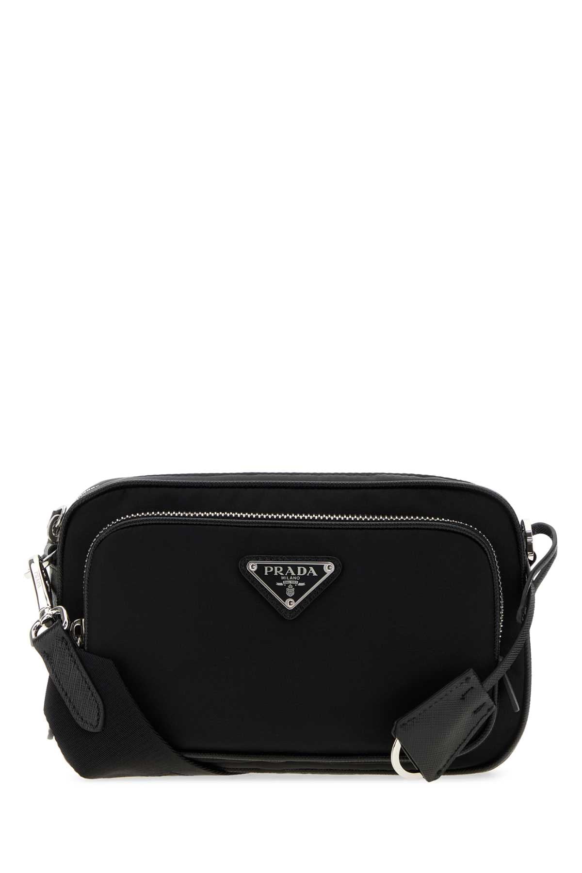 Prada Re-Nylon Crossbody Bag — Black