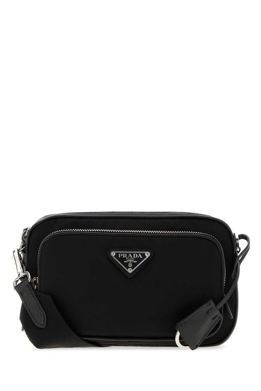 Prada Re-Nylon Crossbody Bag — Black