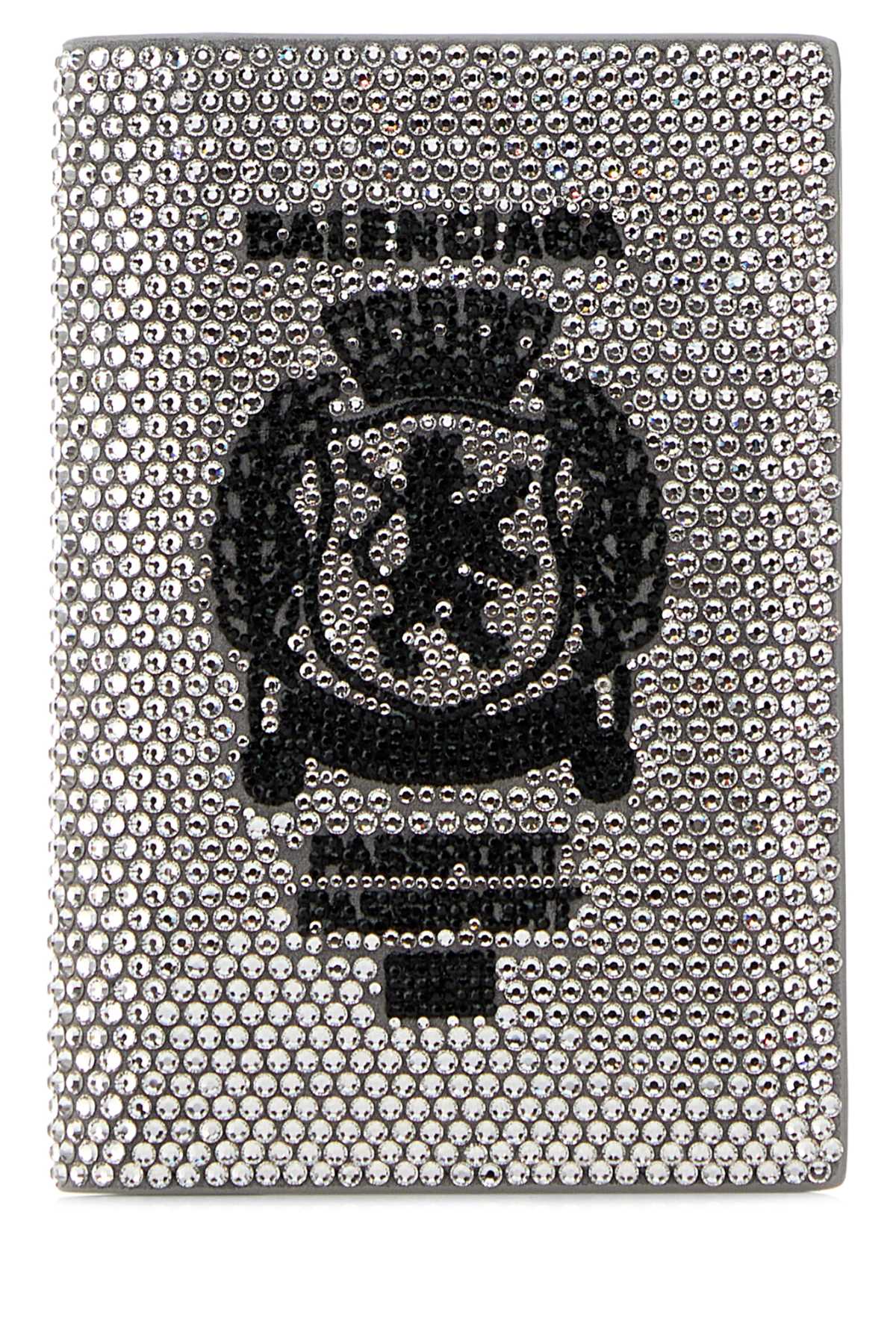 Balenciaga Holder Passport — Silver T Glass Wallet