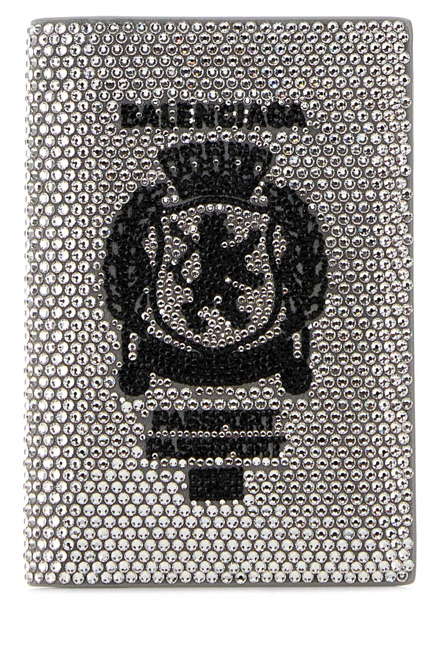 Balenciaga Holder Passport — Silver T Glass Wallet