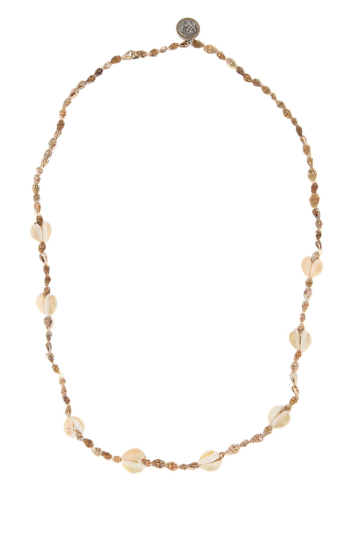 Alanui Cowrie Shell Necklace — Beige Necklaces