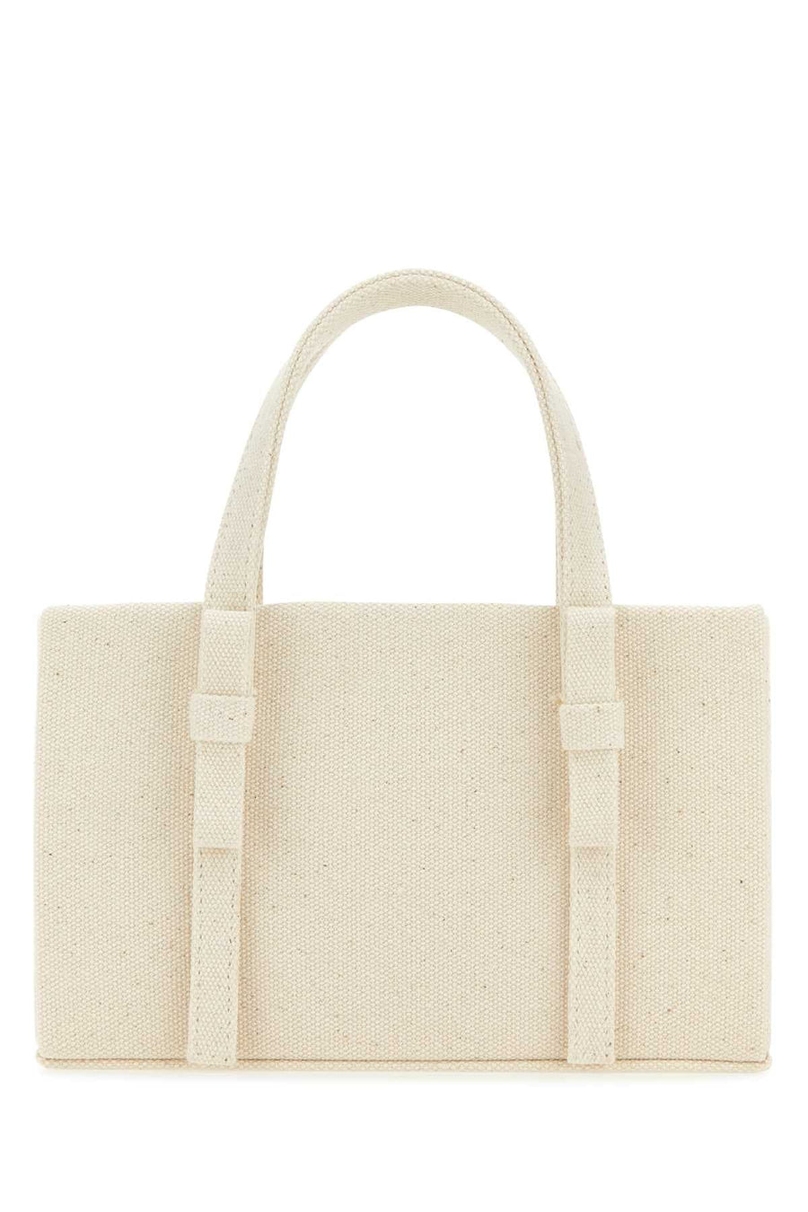 Kara Canvas Tote Bag — Beige
