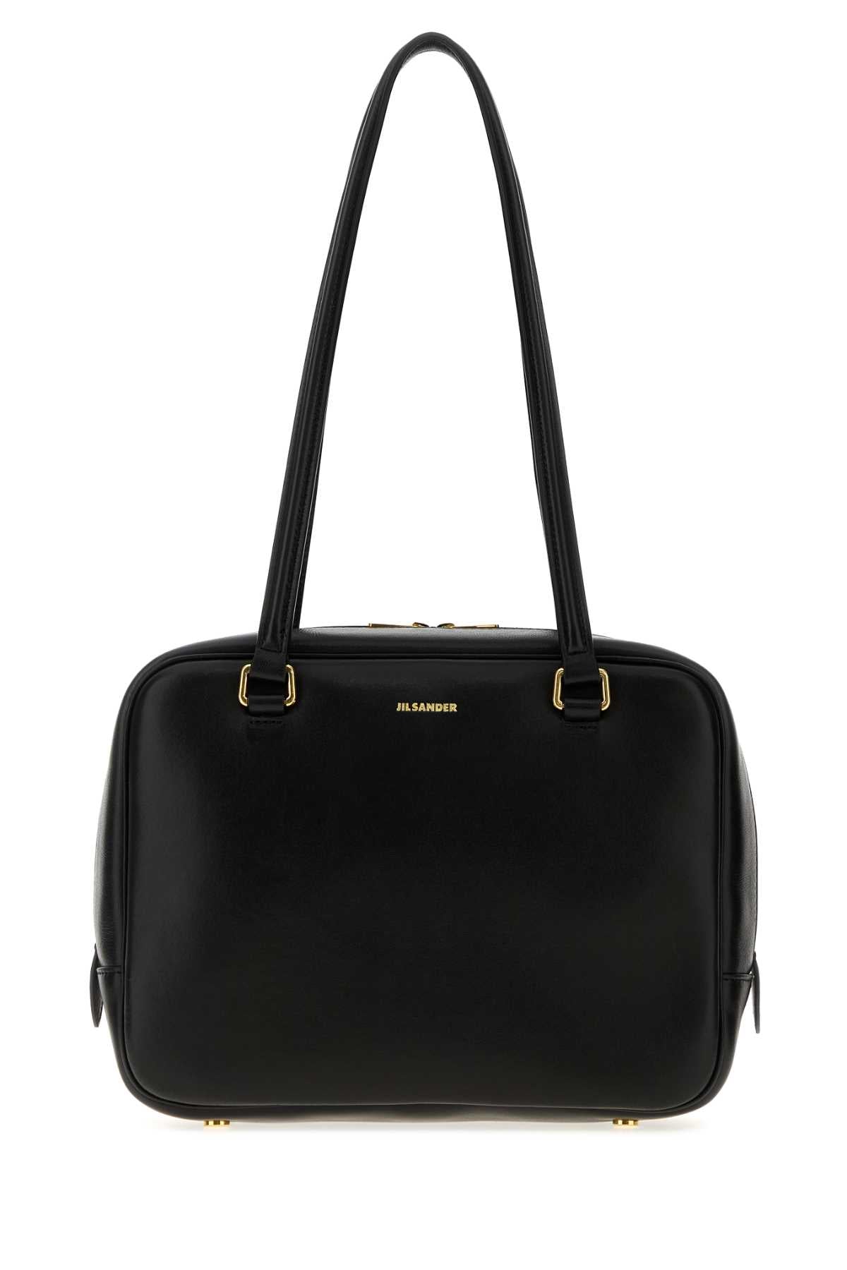 Jil Sander Vision Shoulder Bag — Black