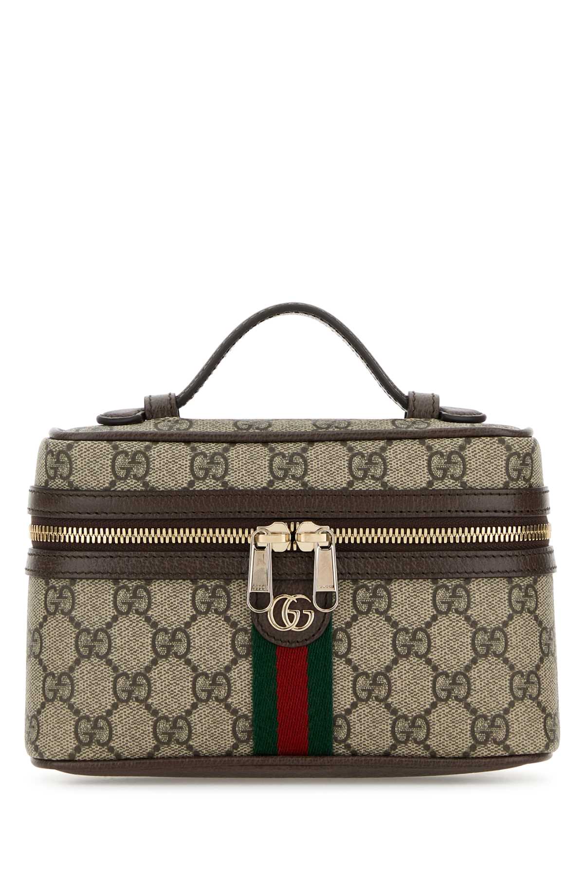 Gucci Ophidia Mini Bag — Beige T Polyurethane Polyamide