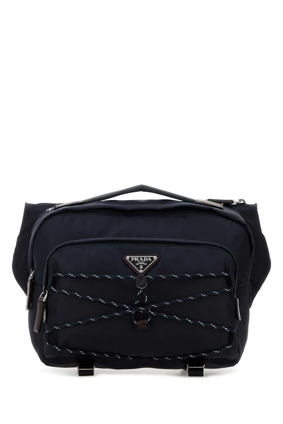 Prada Speedrock Belt Bag — Navy