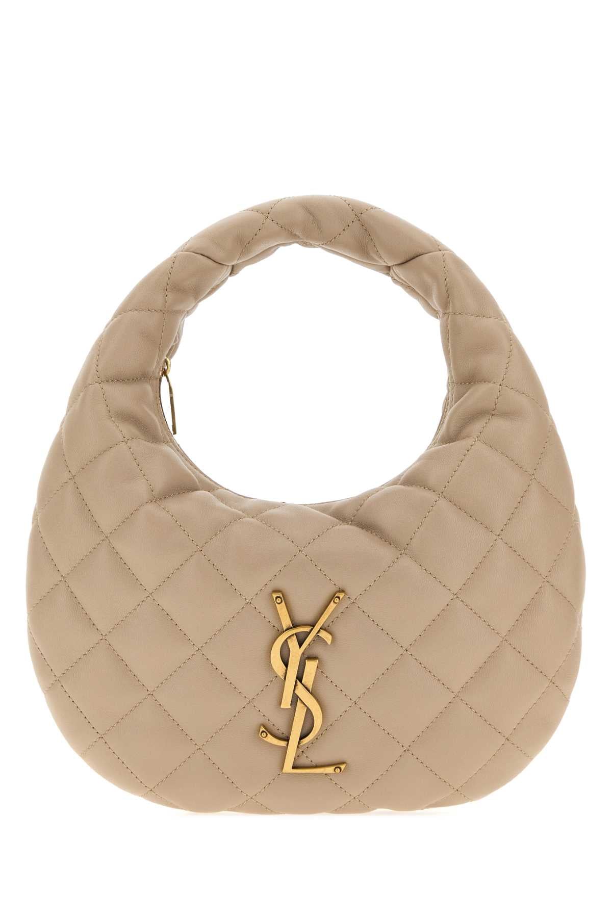 Saint Laurent Icare Shoulder Bag — Beige