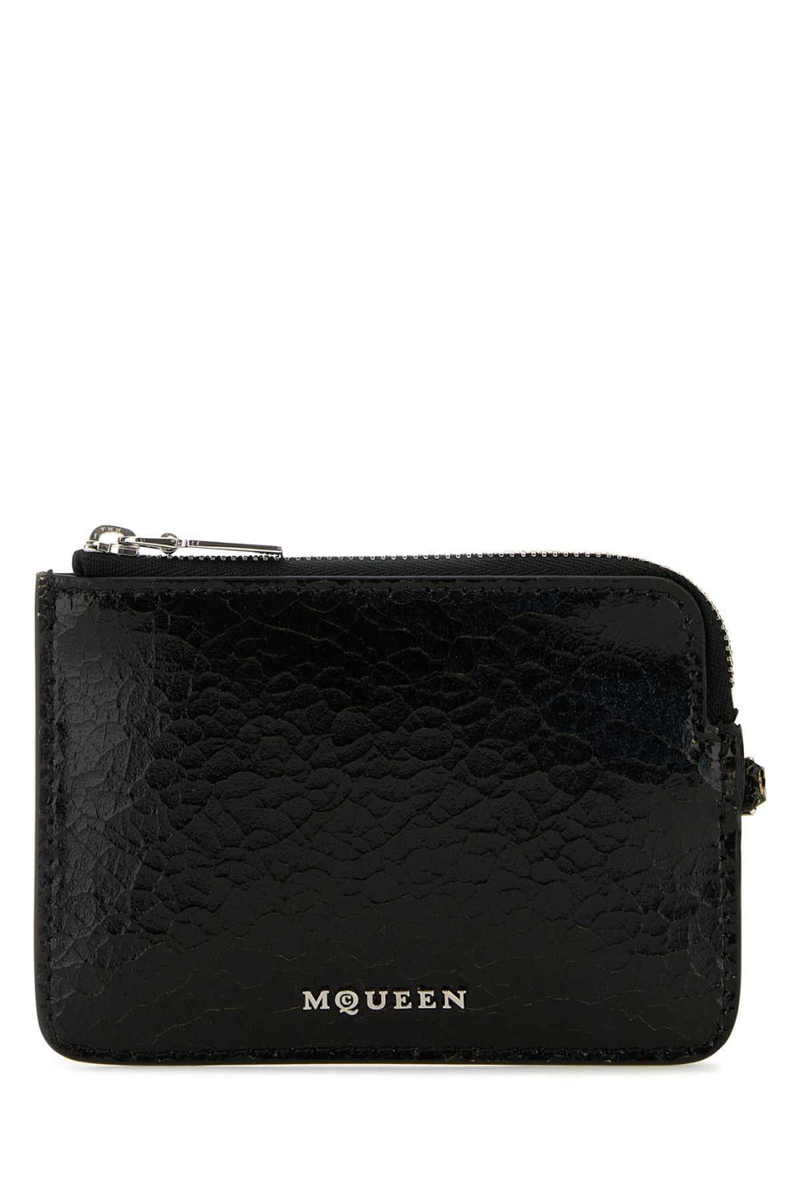 Alexander Mcqueen Coin Card Case — Black Wallet