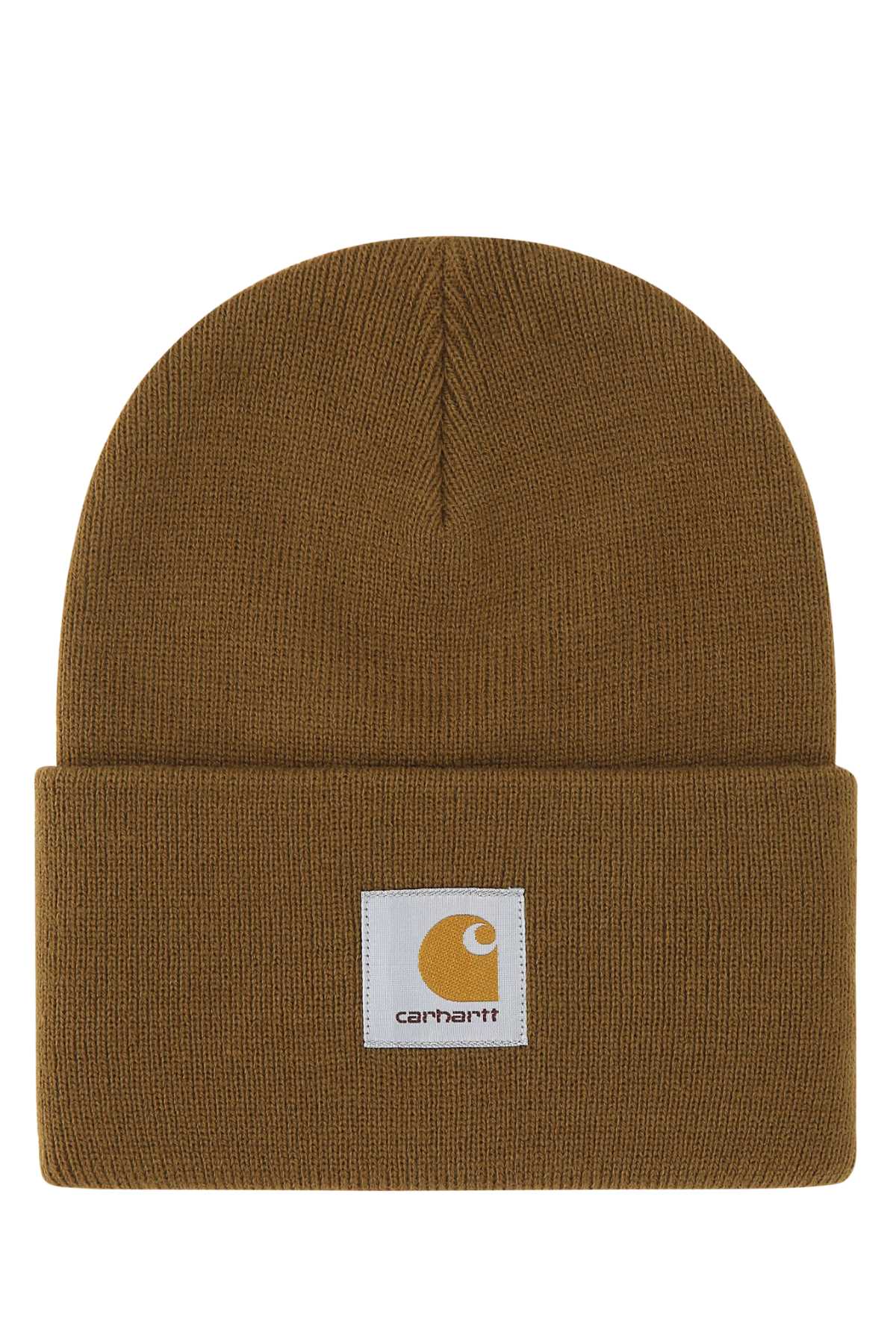 Carhartt Wip Acrylic Knit Beanie — Brown Beanies