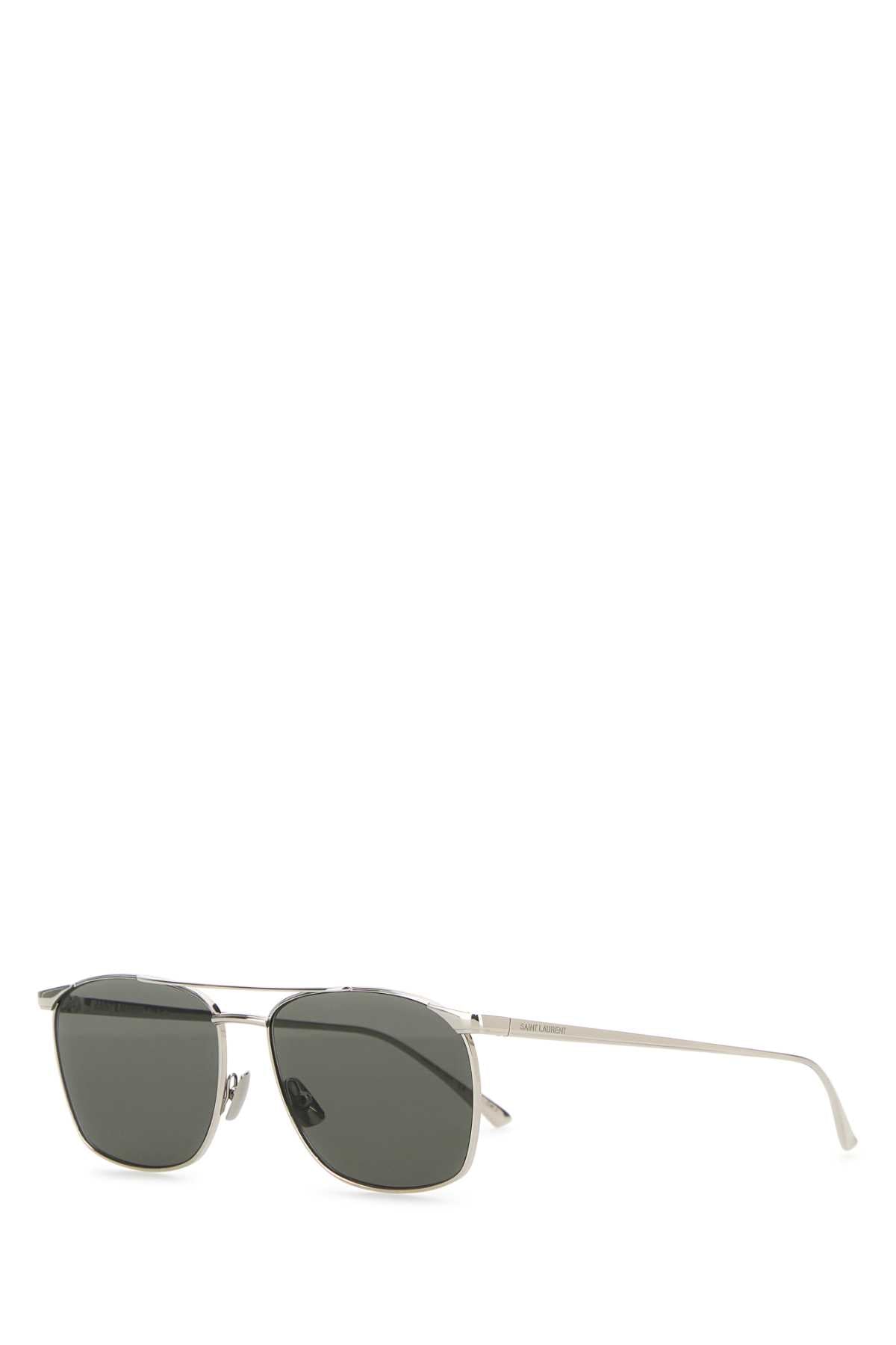 Saint Laurent Sl Sunglasses — Silver Exterior: Metal