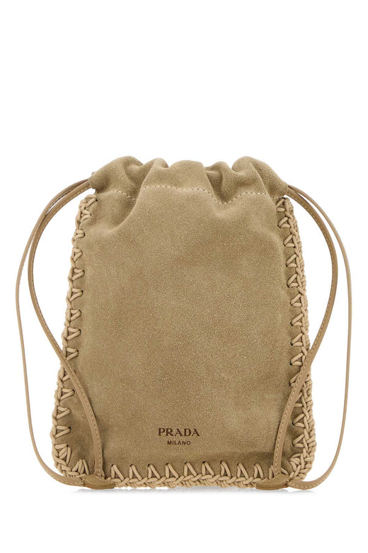 Prada Cellulare Mini Bag — Beige Exterior: Calf